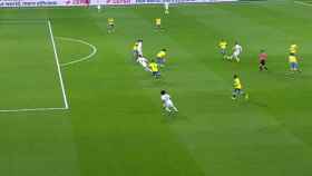 Gol anulado a Morata por supuesto fuera de juego de Cristiano Foto: Twitter (@elchiringuitotv)