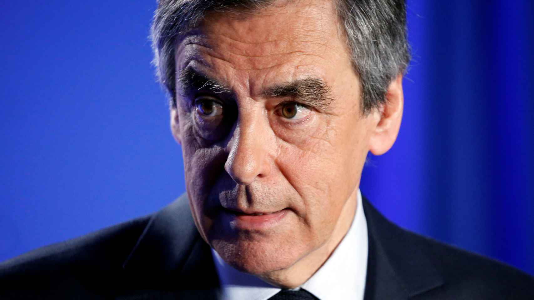 El candidato conservador, François Fillon.
