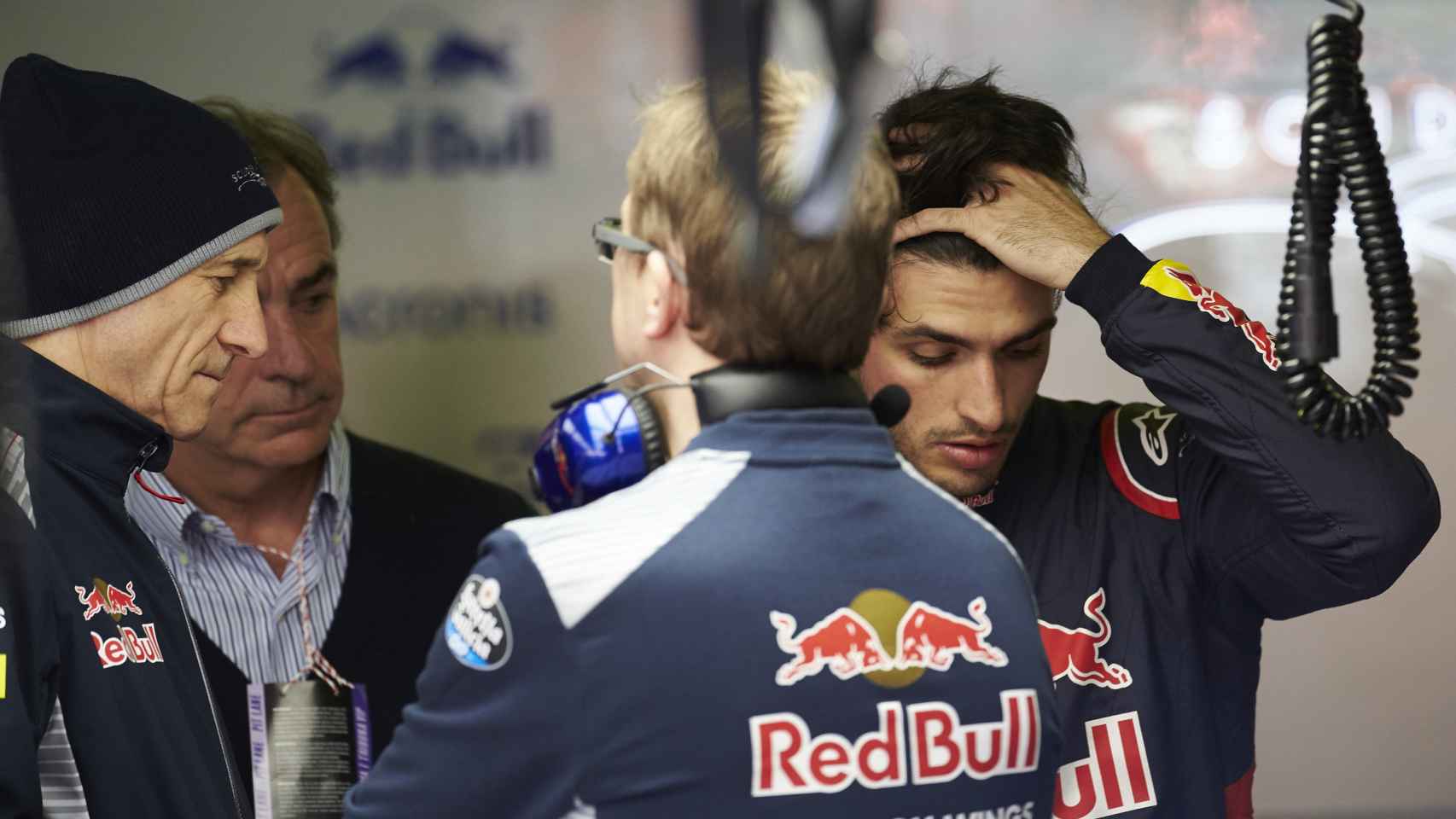 Carlos Sainz Jr, durante las jornadas de entrenamiento en Montmeló.