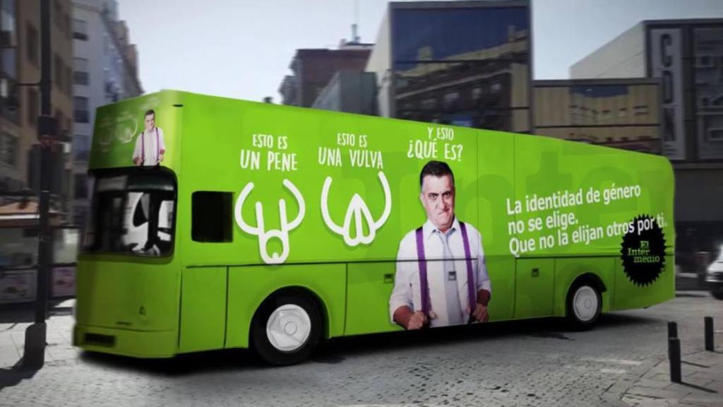 ‘El Intermedio’ responde a Hazte Oír con un contra autobús en defensa de derechos LGTB