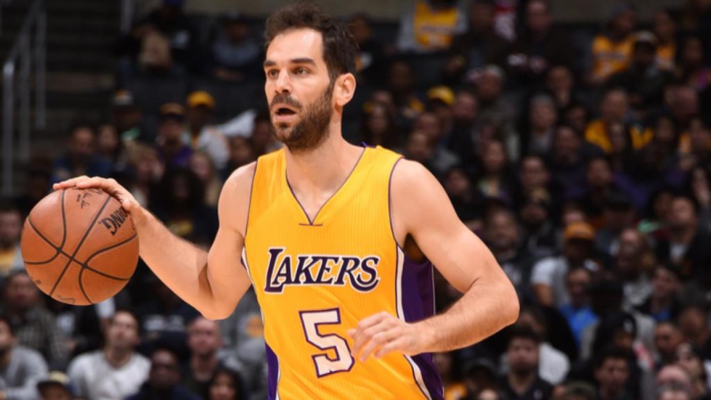 José Manuel Calderón, con los Lakers.