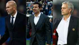 Zidane, Figo y Mourinho