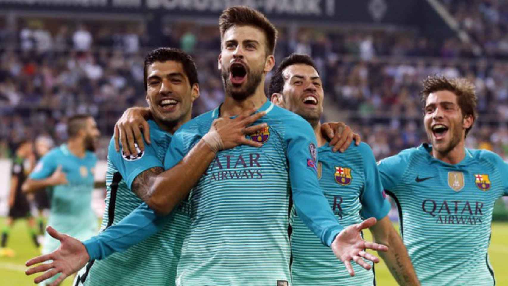 El Barcelona celebra un gol  Foto: fcbarcelona.es