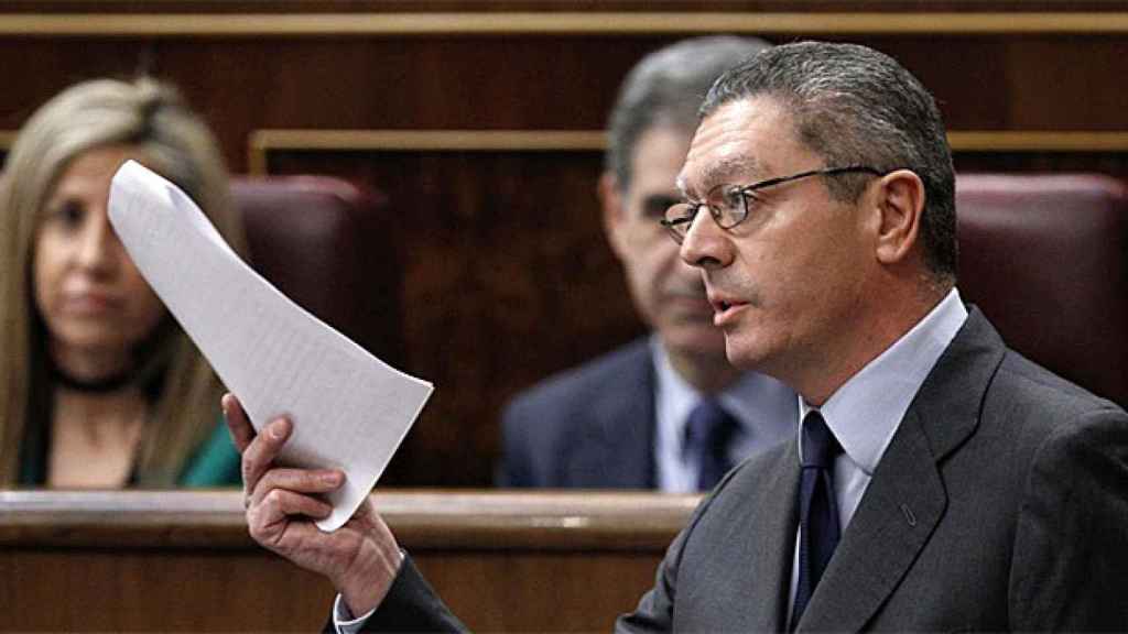 El exministro de Justicia, Alberto Ruiz-Gallardón.