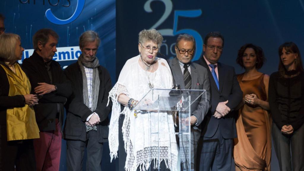 Pilar Bardem y los integrantes del Consejo de Administración de AISGE.