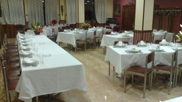 El comedor del hotel Carmen de Bembibre