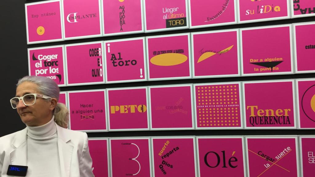 Un cartel con expresiones 'olvidadas' de los toros.