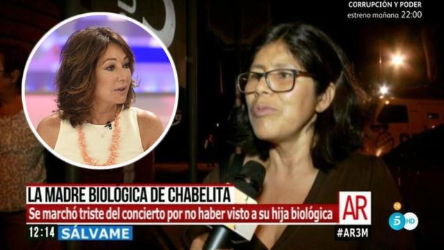 Ana Rosa, a la madre biológica de Chabelita: “¡Impresentable!”