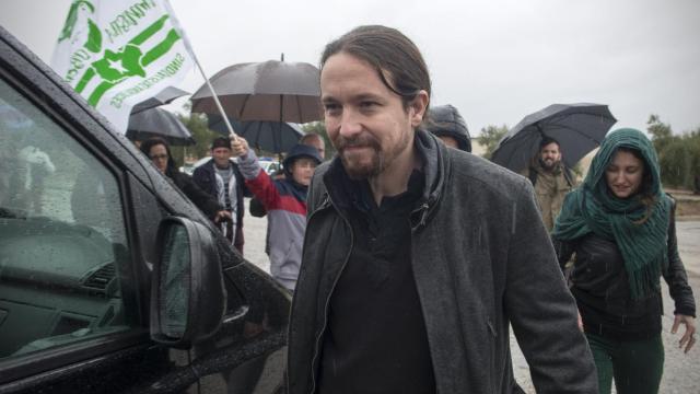 Iglesias, en su visita a Bódalo en la prisión de Jaén.