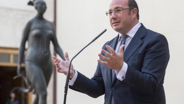 El presidente de Murcia, Pedro Antonio Sánchez, el pasado viernes.