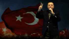 Erdogan en un discurso durante una convención de mujeres.
