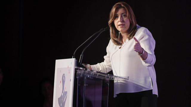 Susana Díaz en un acto en Sevilla.