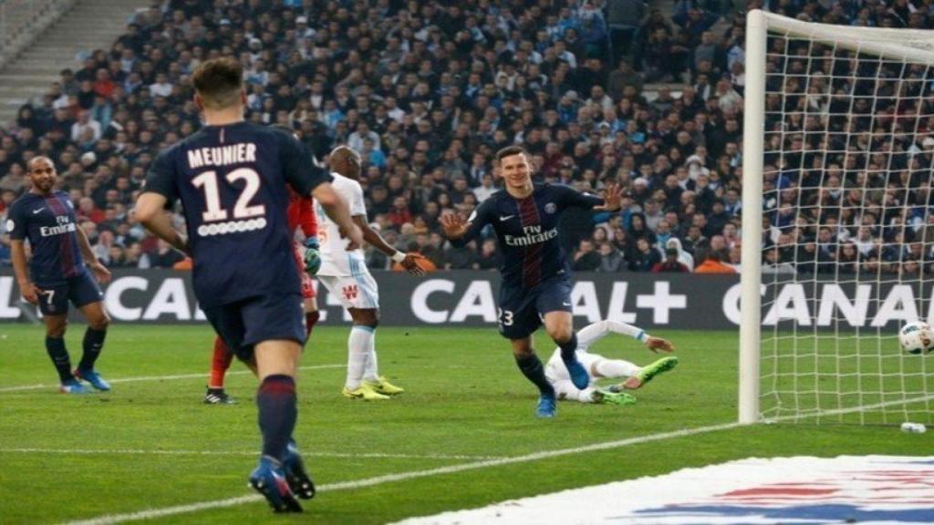 Draxler celebra un gol con el PSG. Foto: psg.fr