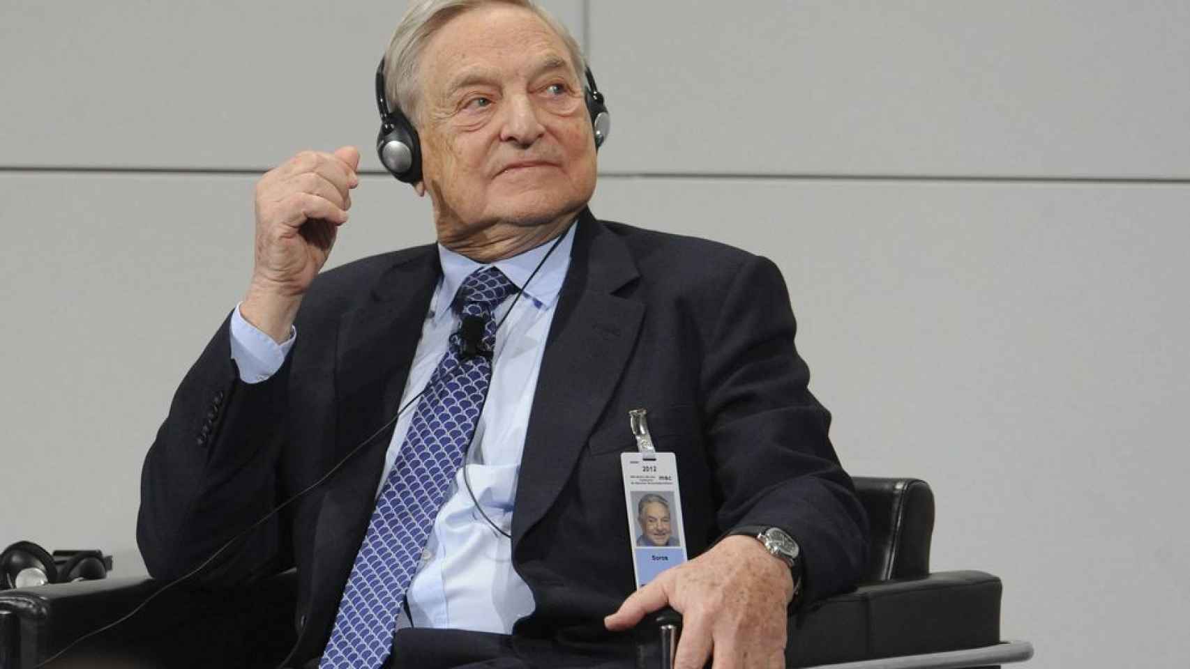 Georges Soros, el magnate estadounidense de orgien húngaro.