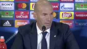 Zidane, en rueda de prensa en San Paolo