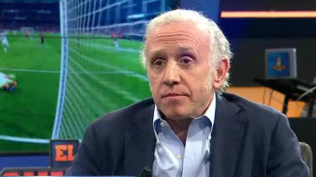 Eduardo Inda, en el Chiringuito   Foto: Twitter (@elchiringuitotv)