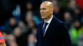 Zidane, reflexivo durante un partido