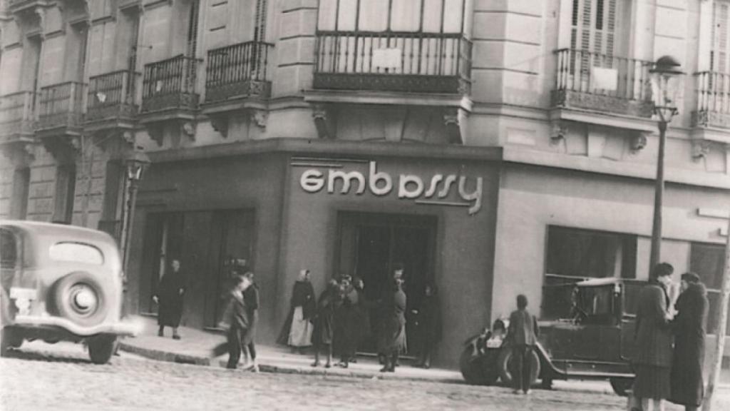 La cafetería Embassy, años después de su fundación.