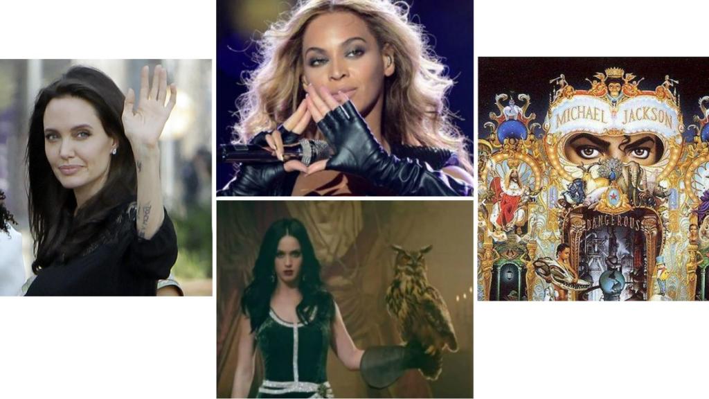 Angelina Jolie, Beyoncé, Katy Perry y Michael Jackson son algunos de los famosos presuntamente ligados a Illuminati.