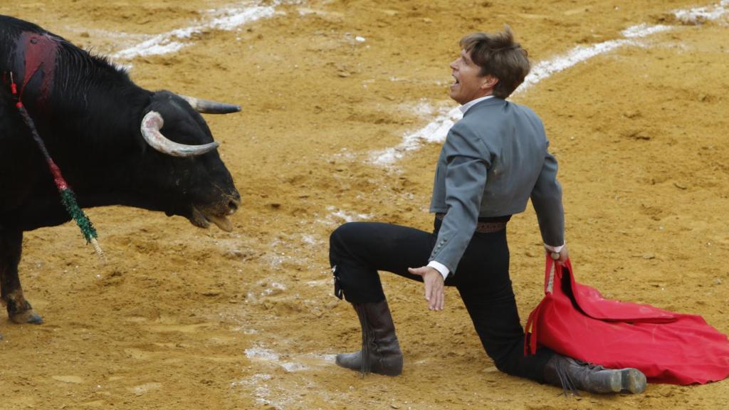 El Cordobés, durante un festival taurino, a finales de febrero.