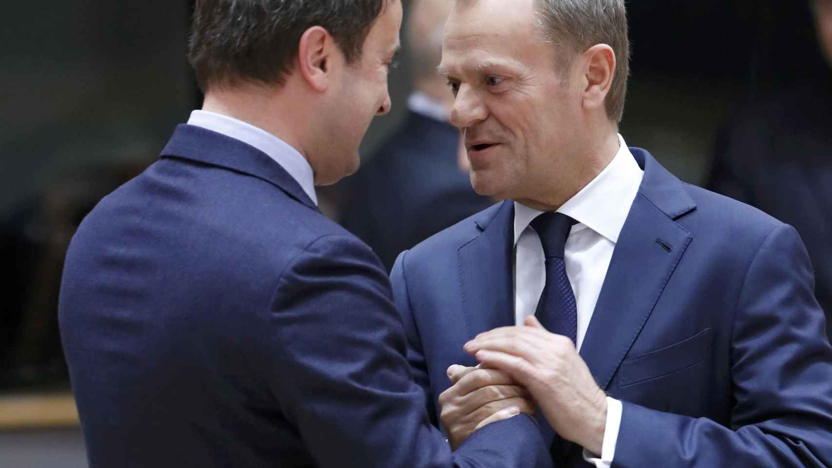 Tusk, durante la cumbre de la UE que se celebra en Bruselas