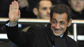 Nicolás Sarkozy se mete en líos en el Camp Nou tras gritar '¡Hala Madrid!'