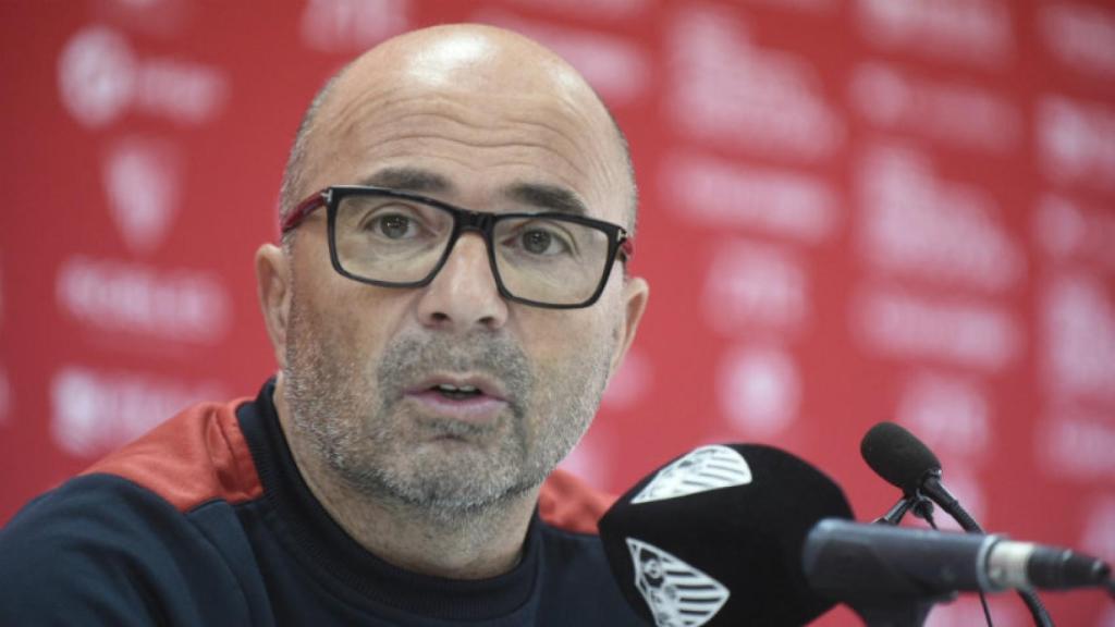 Sampaoli, feliz tras vencer al Betis. Foto: Sevillafc.es