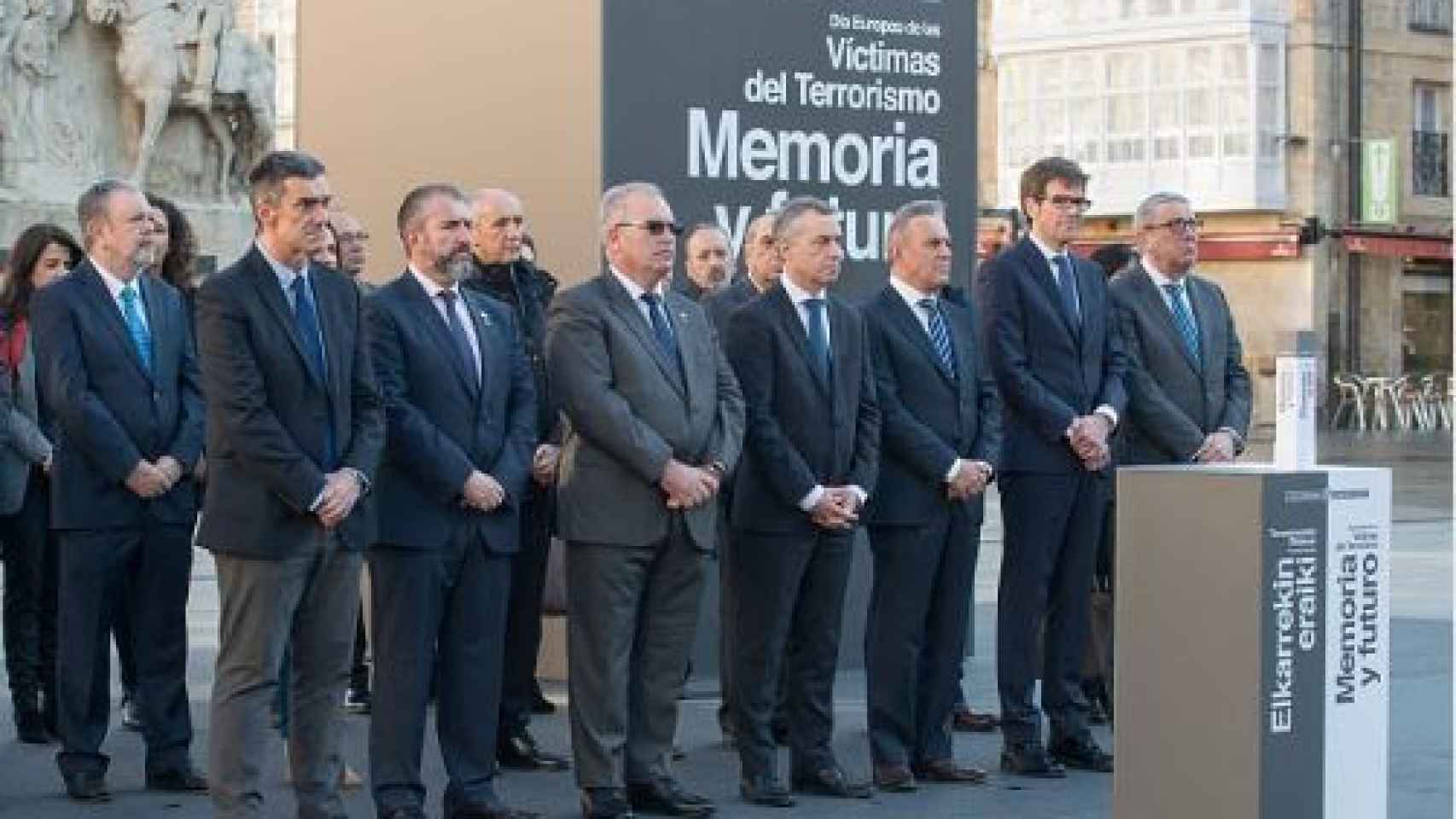 Homenaje a las víctimas del terrorismo.