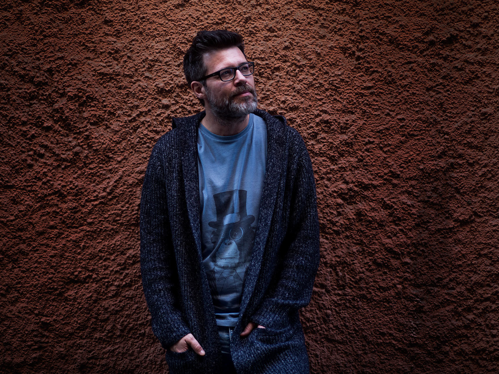 El humorista Héctor de Miguel, Quequé.