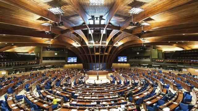 Asamblea plenaria del Consejo de Europa, en Estrasburgo (Francia).