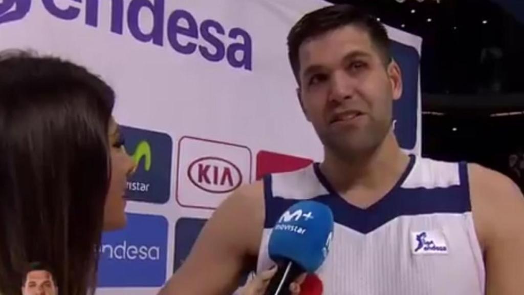 Felipe Reyes para Movistar Basket. Twitter (@ACBCOM)