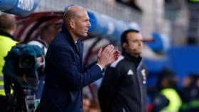 Zidane, durante el encuentro ante el Eibar