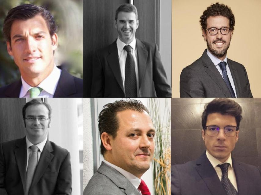 Algunos de los más valorados. De izquierda a derecha superior: José Nistal, Alejandro Vigil y Javier Ruiz Capillas. De izquierda a derecha inferior: Luis Amusátegui, Juan Fuente Carral y David Díaz Rico