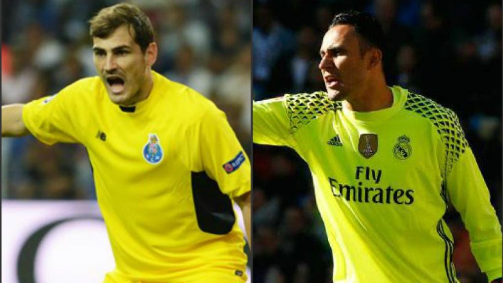 Iker Casillas y Keylor Navas