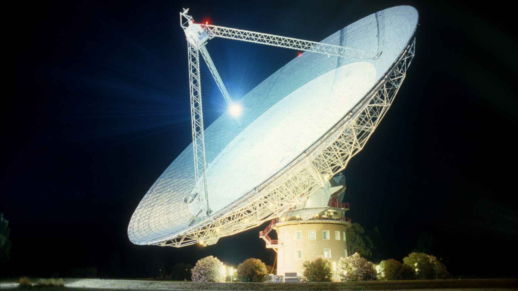 El radiotelescopio australiano Parkes.