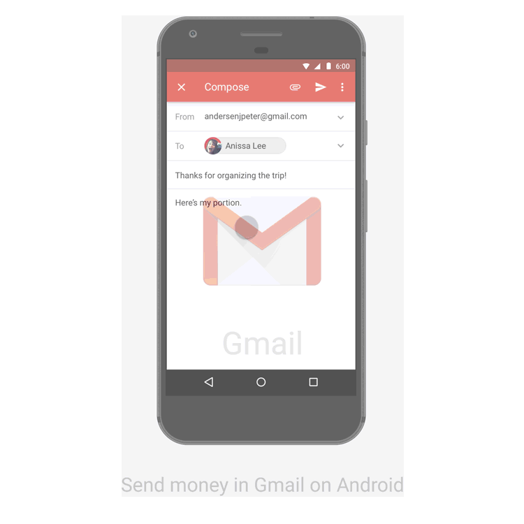 enviar dinero con gmail 2