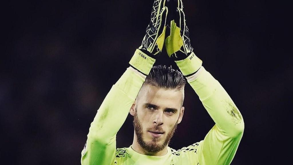 De Gea aplaude tras un encuentro con el United. Foto: manutd.com