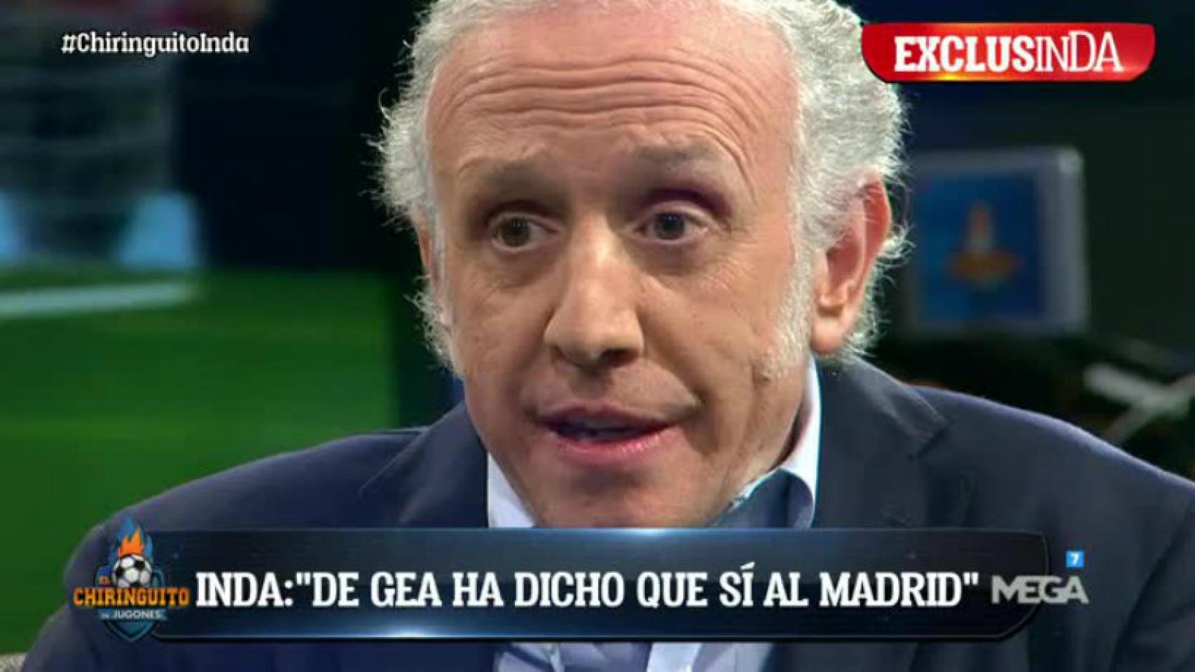 Inda, en El Chiringuito (@elchiringuitotv)