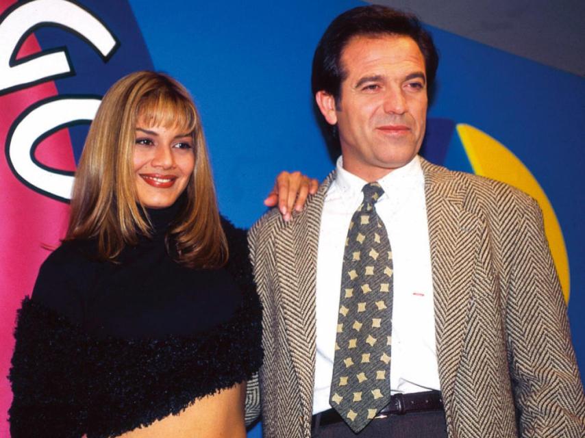 Ivonne Reyes y Pepe Navarro en El Juego de la Oca.