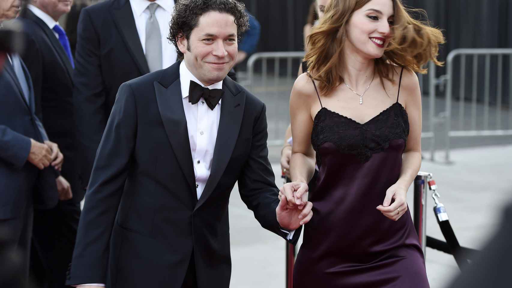 María Valverde y Gustavo Dudamel en Los Ángeles.