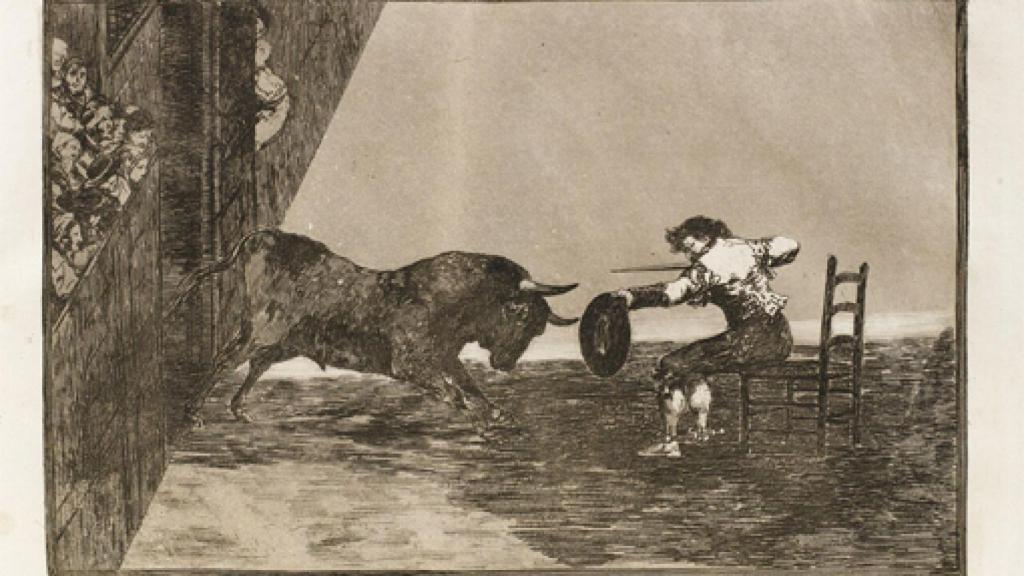 Image: Sotheby's desempolva La tauromaquia de Goya