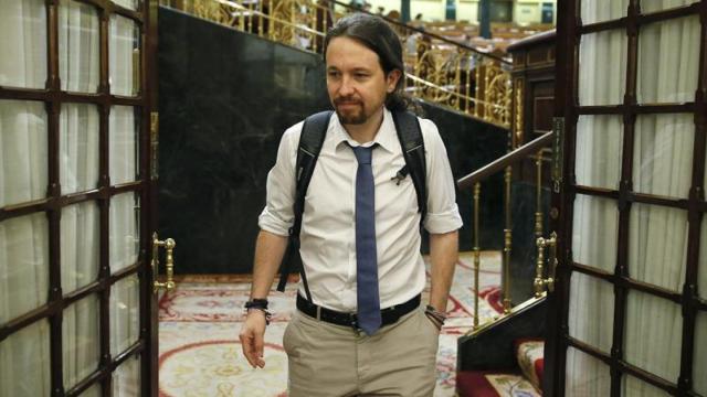 Pablo Iglesias en el Congreso.