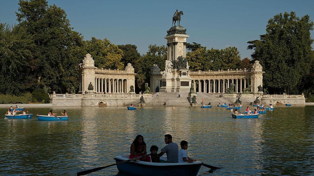 El estanque del Retiro.