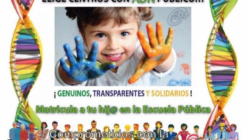 matriculacion colegios adn publico csif 1