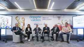 Presentación del manual 'Deporte y valores', en Madrid.