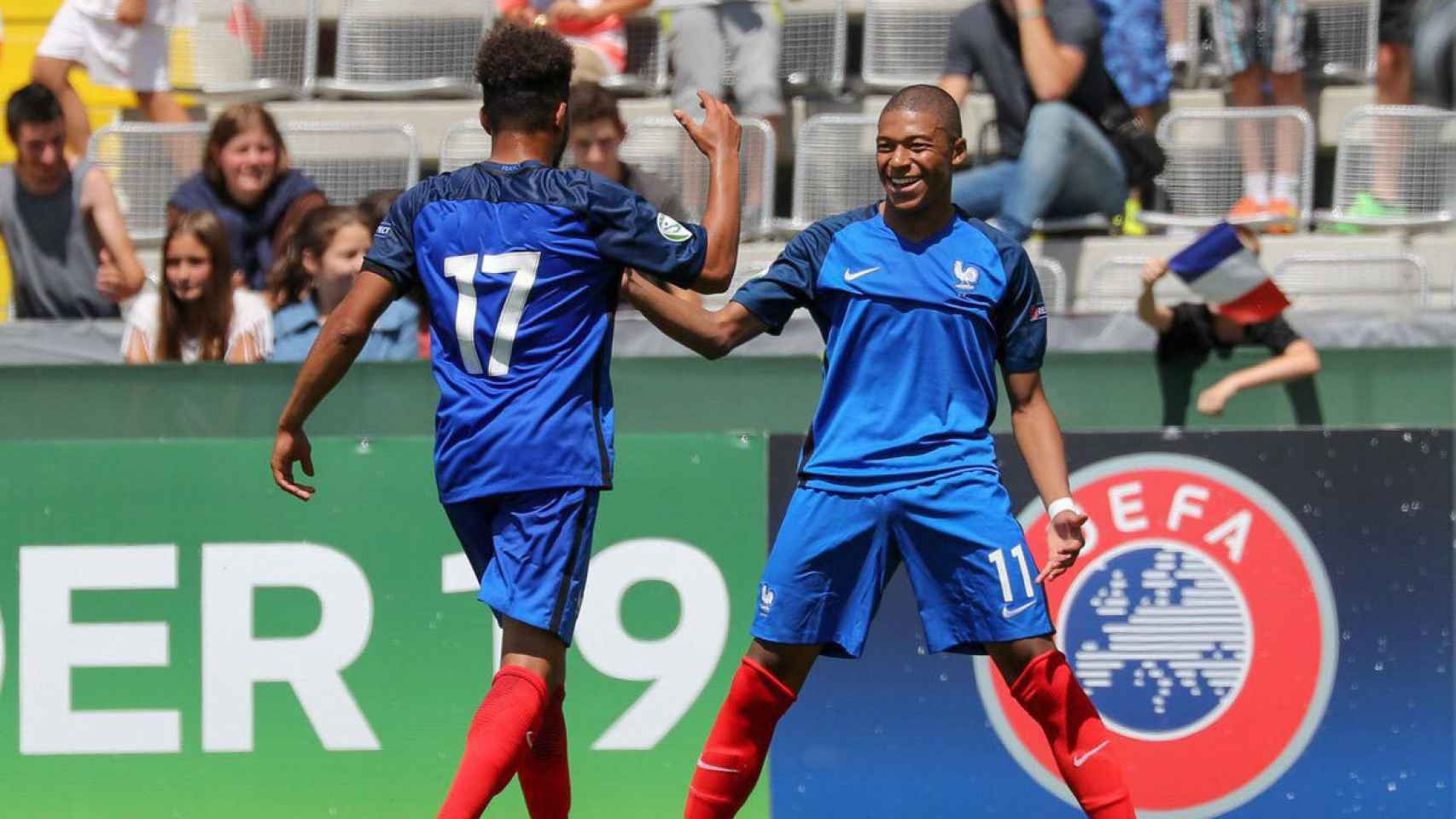 Kylian Mbappé celebrando un gol