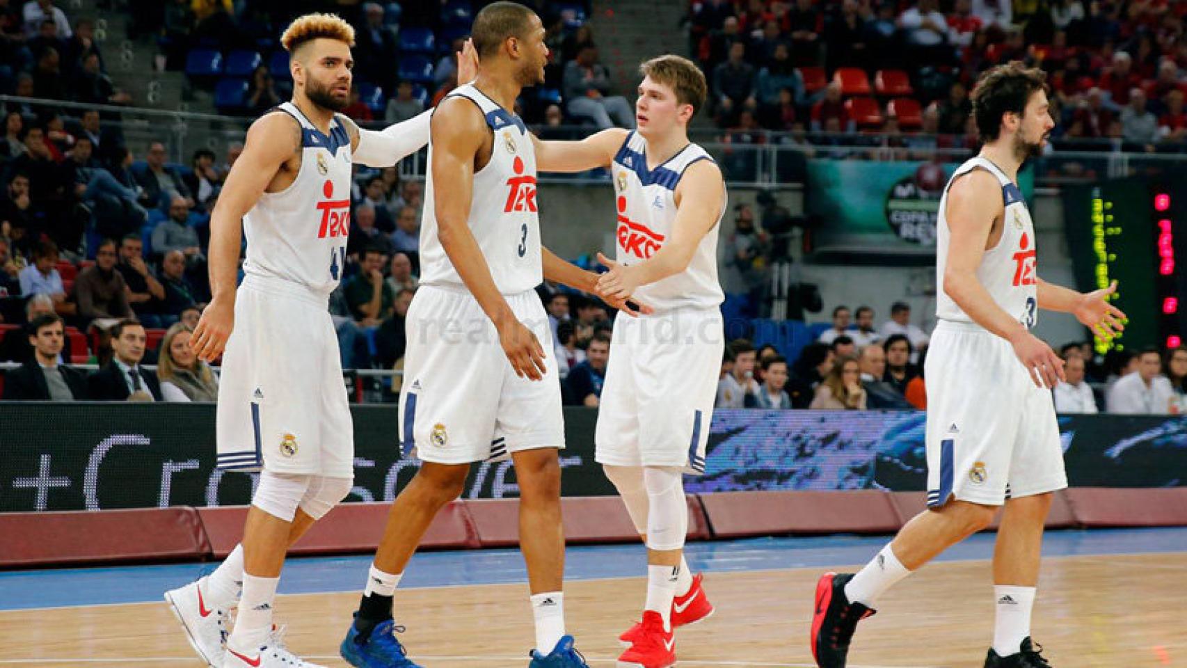 El Real Madrid disputando los cuartos de final de la Copa ACB