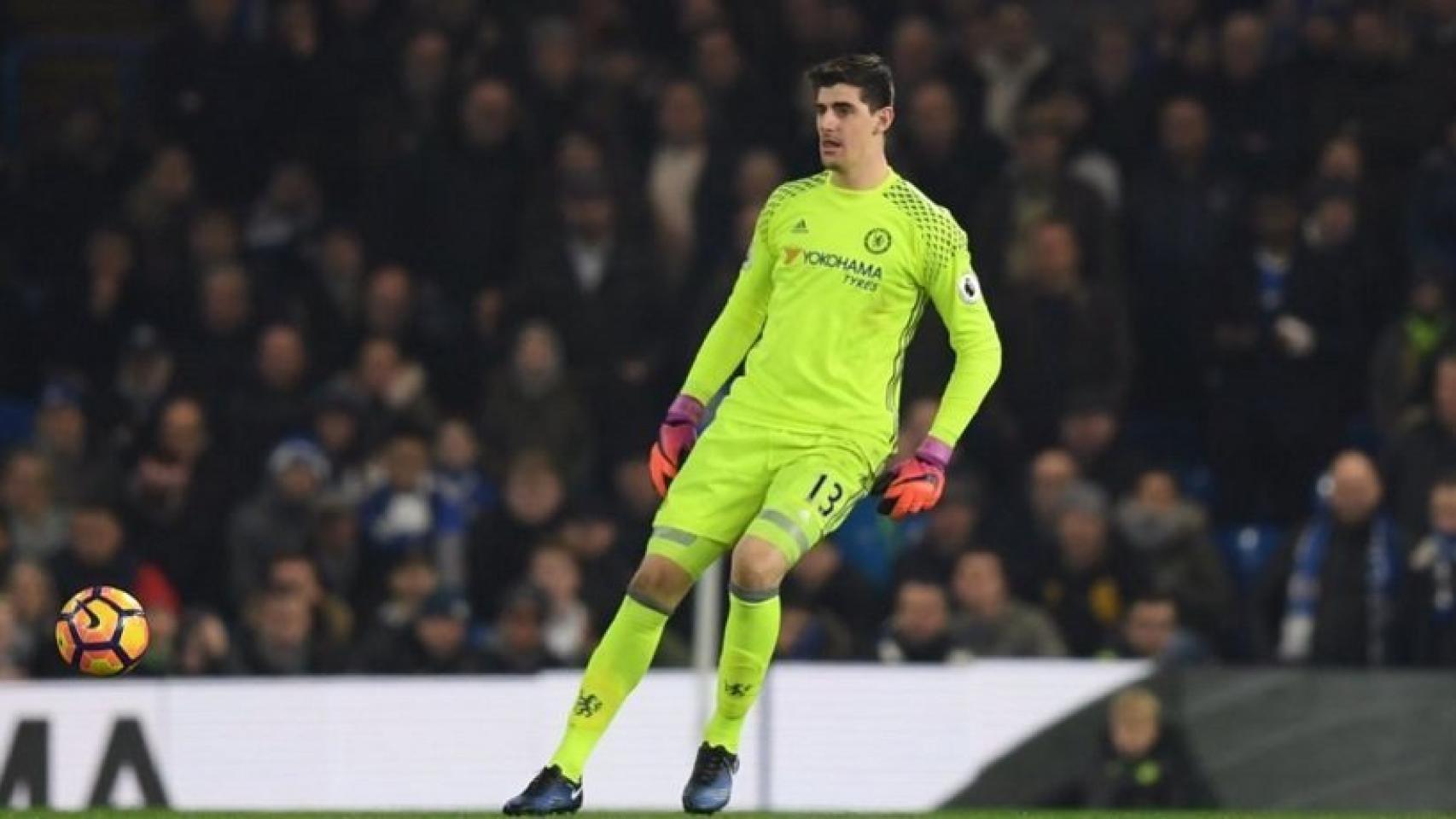 Courtois en un partido con el Chelsea. Foto: @thibautcourtois