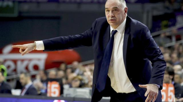 Pablo Laso, en un partido de la pasada temporada.