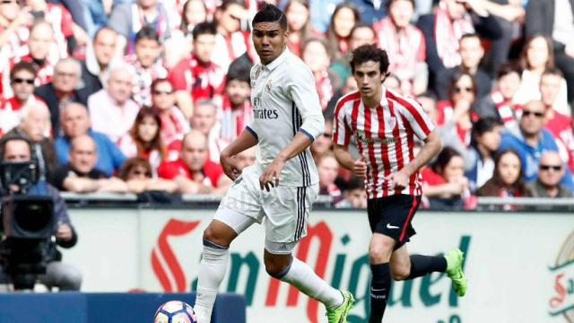 Casemiro en San Mamés